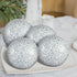 Adore the Decor™ Decorative Mosaic Glass Silver Sphere Orb Ball